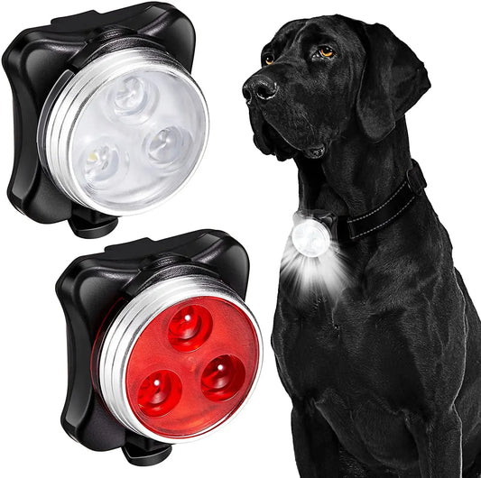 Night Safety Led Dogs Flashlight  Collar Harness