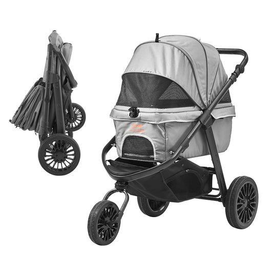 VEVOR Pet Stroller Carrier Dog Cat Lightweight