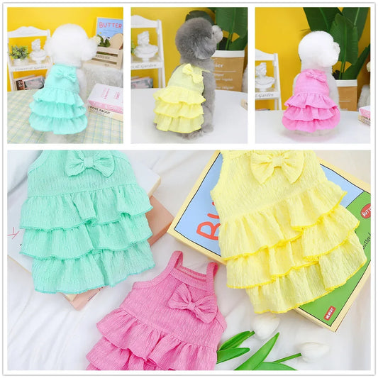 Spring Princess Dresses For Small Medium Pets