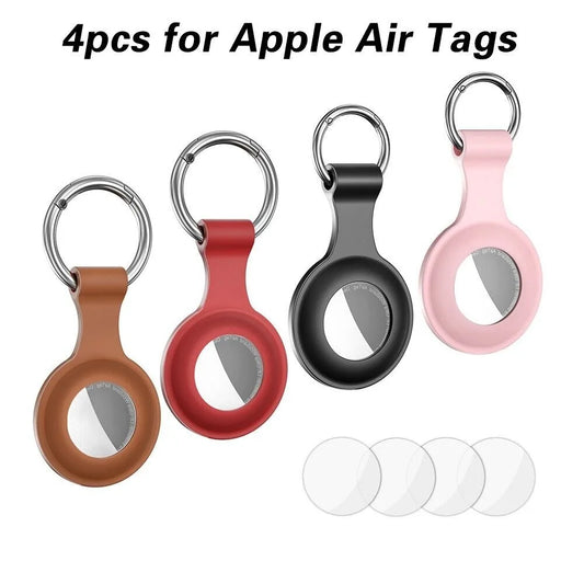 4PCS GPS Case Cover for AirTag Leather