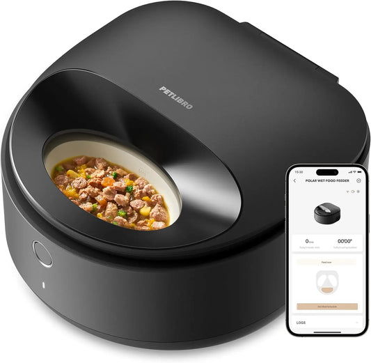 Automatic Cat Feeder Wet Food Refrigerated 3 Days
